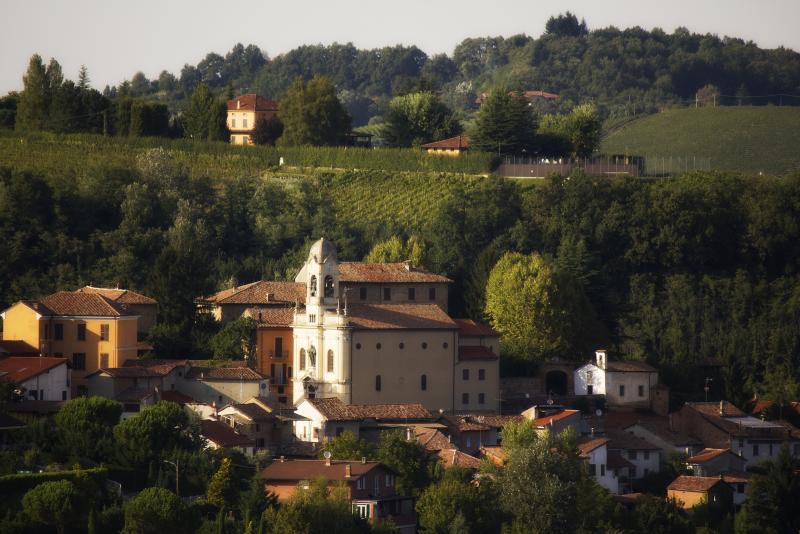 Vista di Castelletto Molina, Asti (14040)