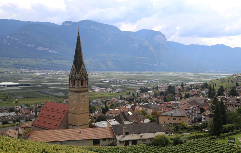 Vista di Termeno sulla strada del vino/Tramin an der Weinstraße, Bolzano (39040)