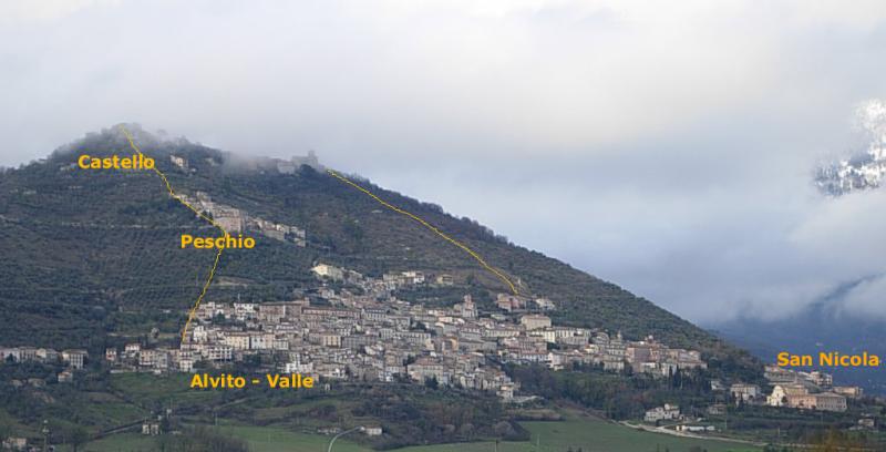 Vista di Alvito, Frosinone (03041)