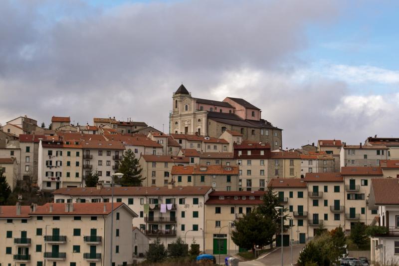 Vista di Capracotta, Isernia (86082)