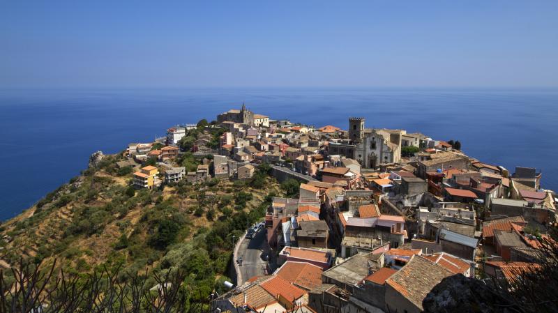 Vista di Forza d'Agrò, Messina (98030)