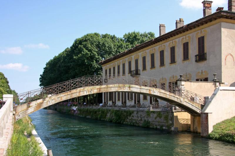 Vista di Robecco sul Naviglio, Milano (20087)