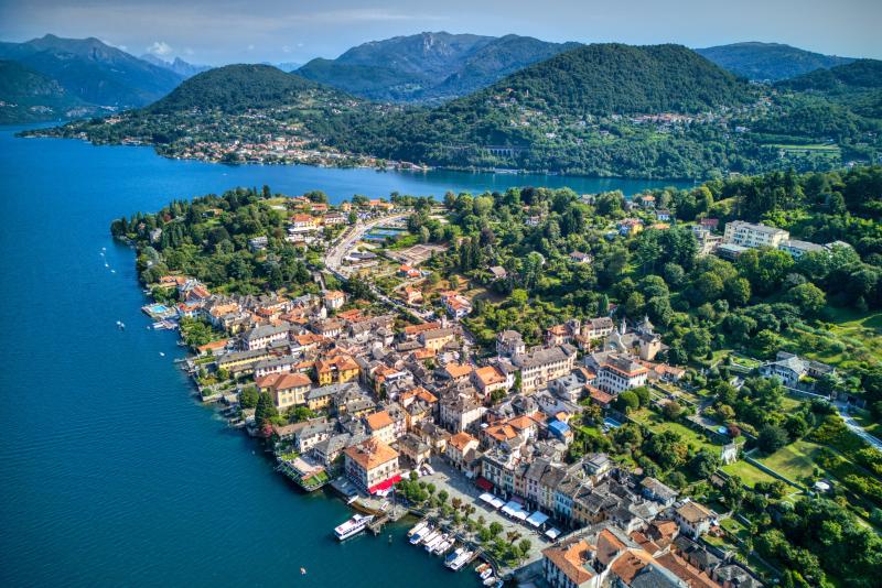 Vista di Orta San Giulio, Novara (28016)