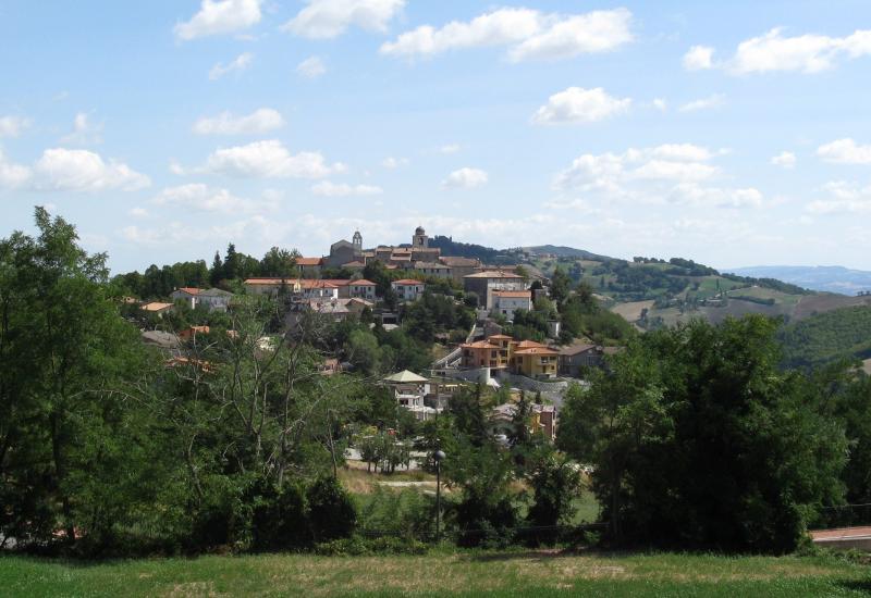 Vista di Monte Grimano Terme, Pesaro e Urbino (61010)