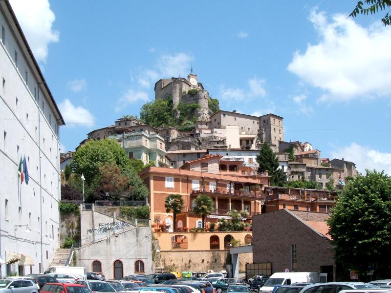 Vista di Subiaco, Roma (00028)