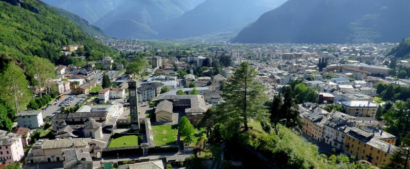 Vista di Chiavenna, Sondrio (23022)